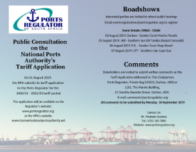 2020/21 - 2022/23 Tariff Application roadshow advert